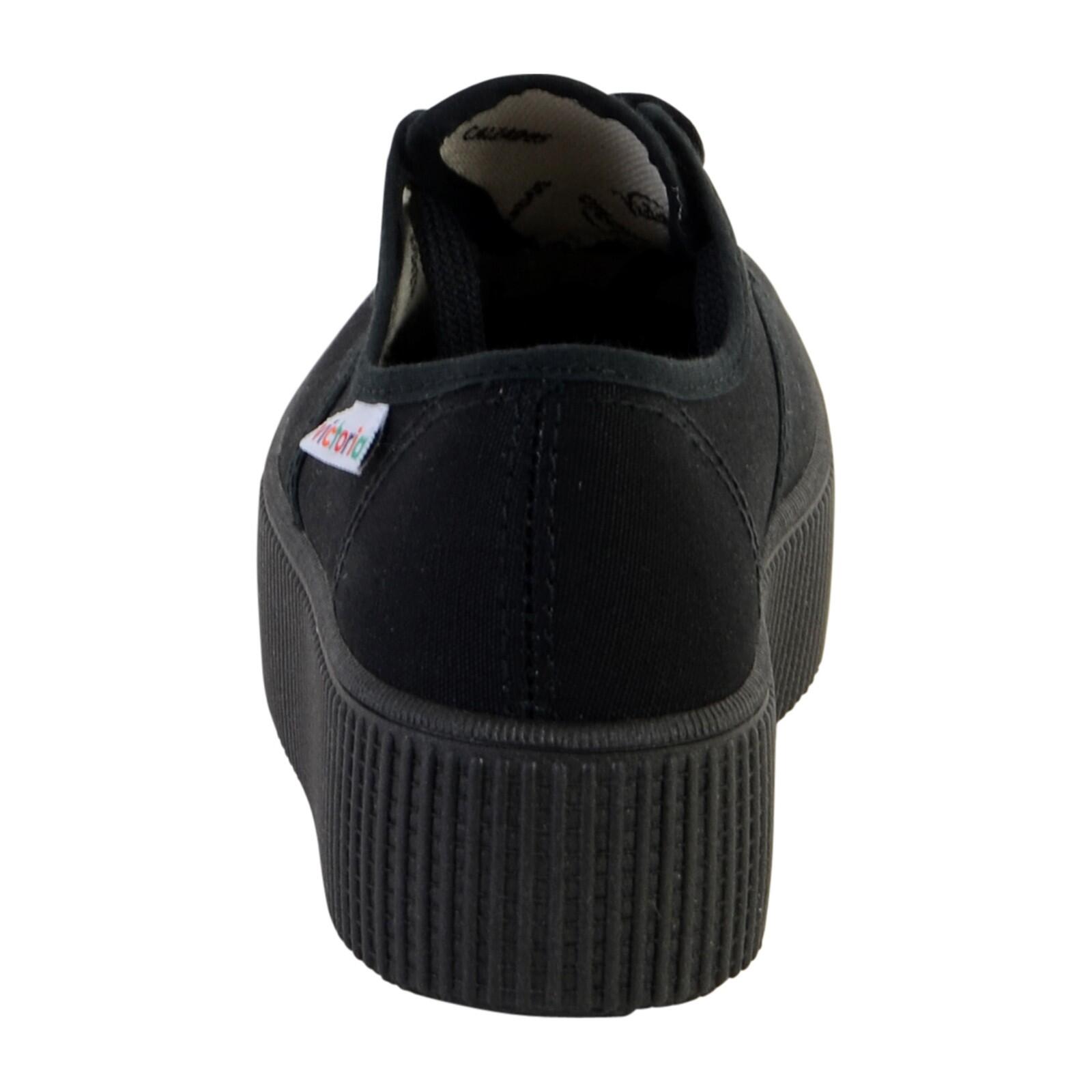 Sneaker Victoria anglaise double toile monochrome 3/5