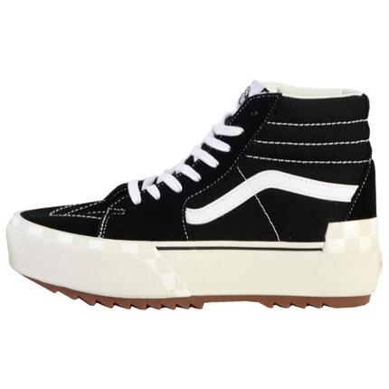 Zapatillas Vans cu platforma Sk8-Hi Stacked, Negro, Mujer