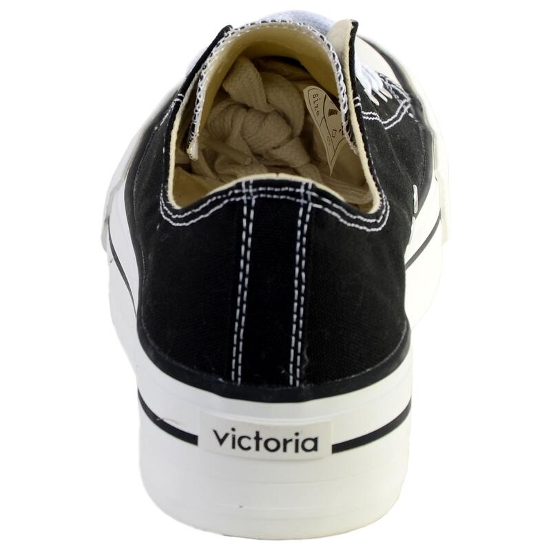 Zapatillas Deportivas Mujer Victoria TRIBU DOBLE BASKET LONA Negro