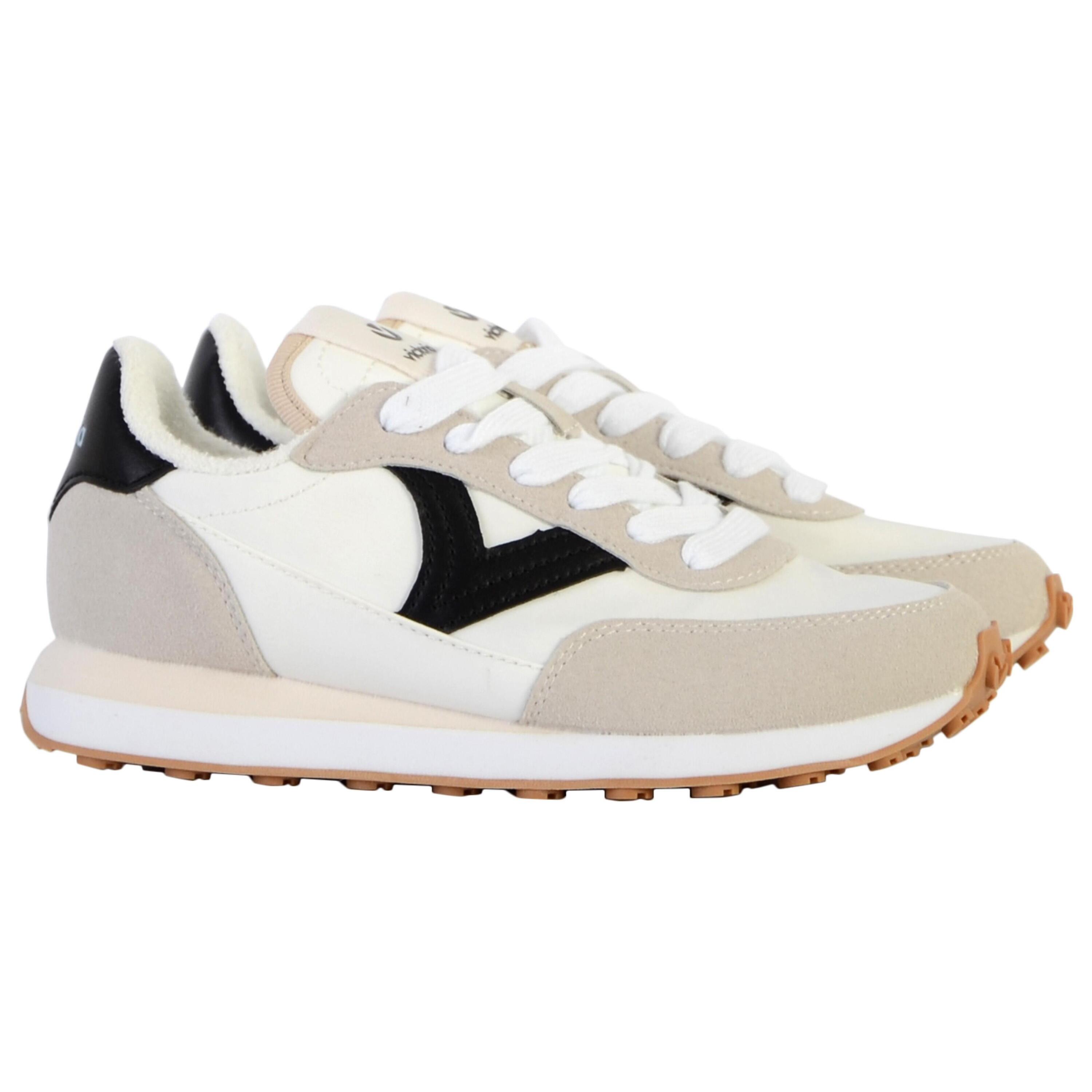 Astro Contrast Nylon Womens Sports Low Top Lace Up Trainers 3/5