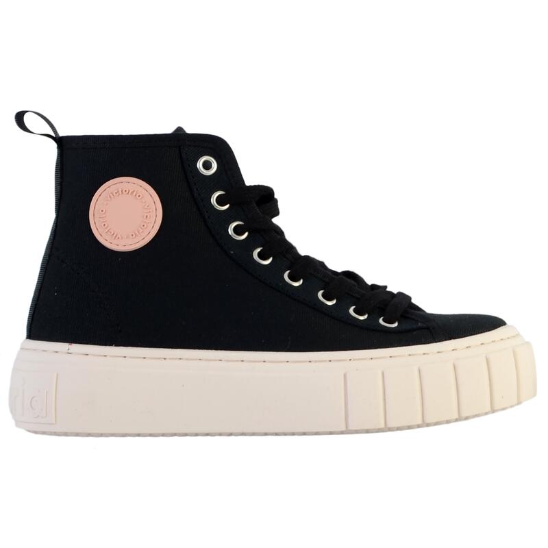 Sneakers Deportivas Mujer Victoria ABRIL BOTIN LONA  Negro