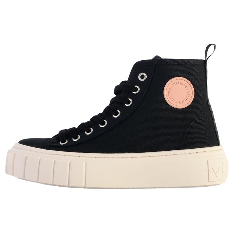 Sneakers Deportivas Mujer Victoria ABRIL BOTIN LONA  Negro