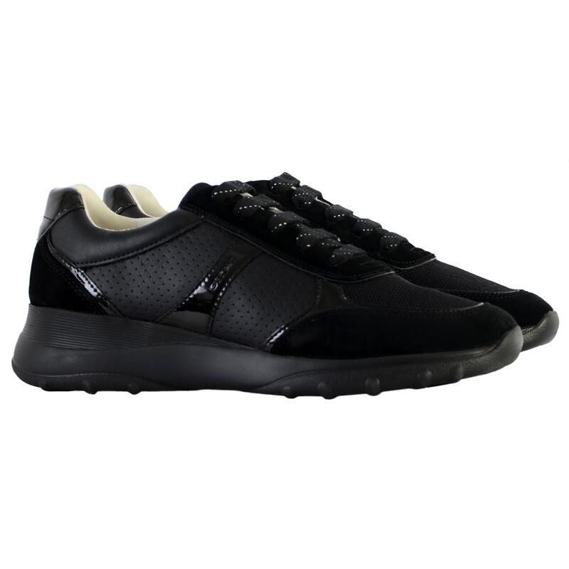 Basket Cuir Geox Alleniee - Femme