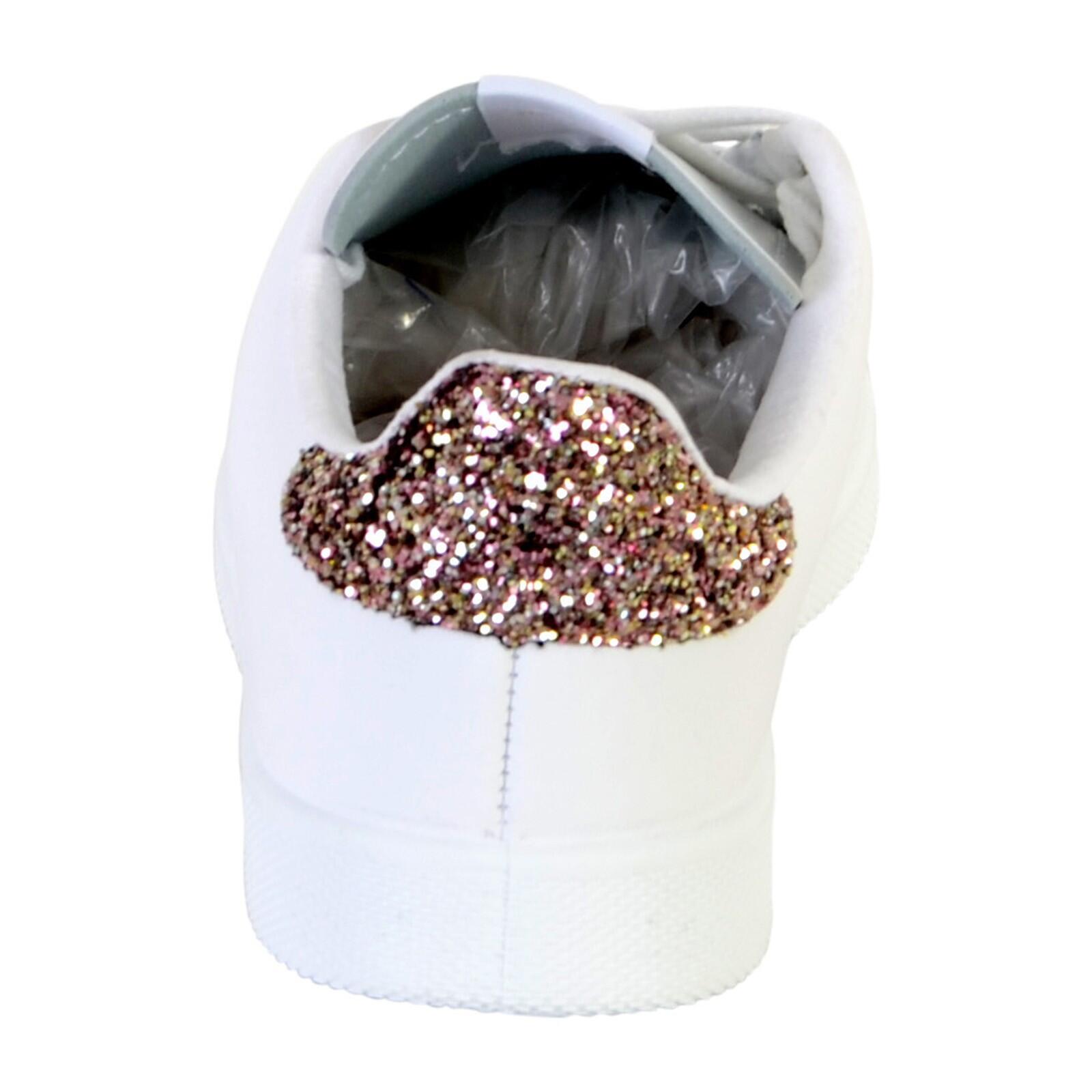 Baskets blanches en cuir pour femme 125104 3/6