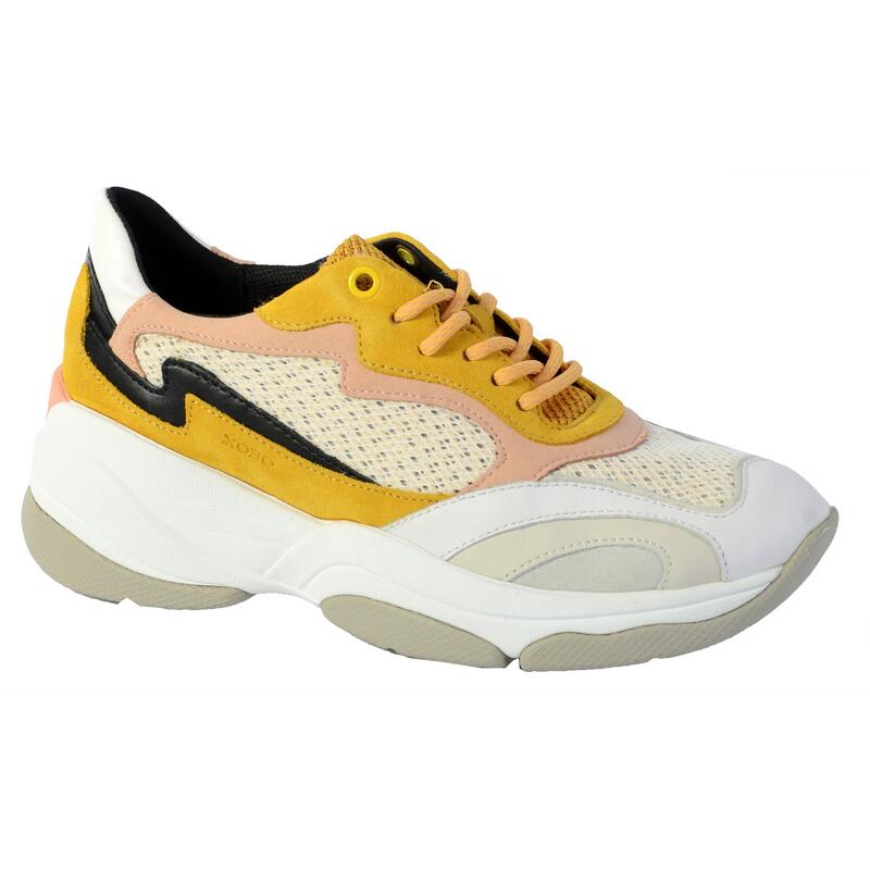 Basket Geox D Kirya B- Suede+Mesh - Femme