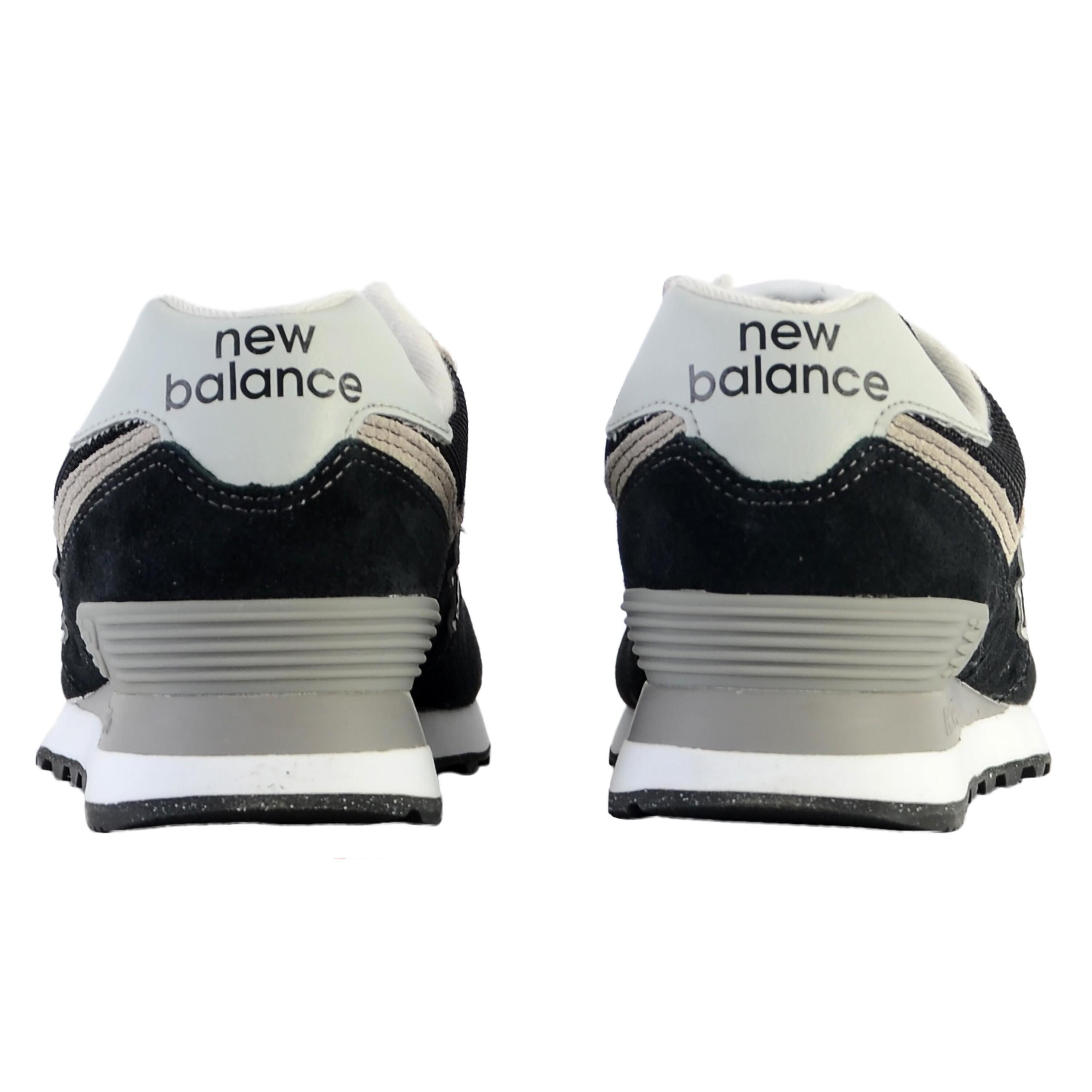 New Balance 574 Black White 4/7