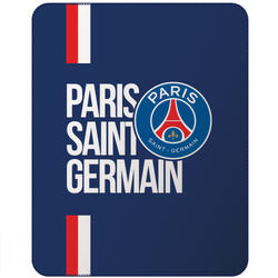 Plaid polaire Paris Saint-Germain (PSG) 110 x 140 cm - 100% polyester