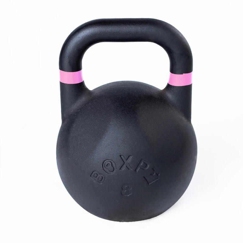 Kettlebell de Competicion "Powder Coated" BOXPT 8kg Negro