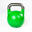 Kettlebell de Competicion Color  24kg Verde