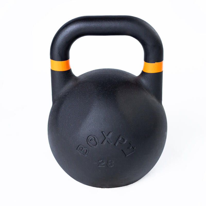 Kettlebell de Competicion "Powder Coated" BOXPT 28kg Negro