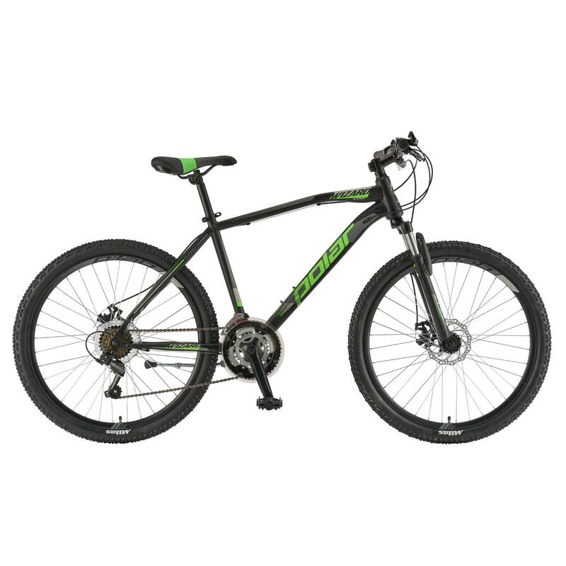 Bicicleta Mtb Polar Wizard 2.0 - 26 inch, Negru-Verde
