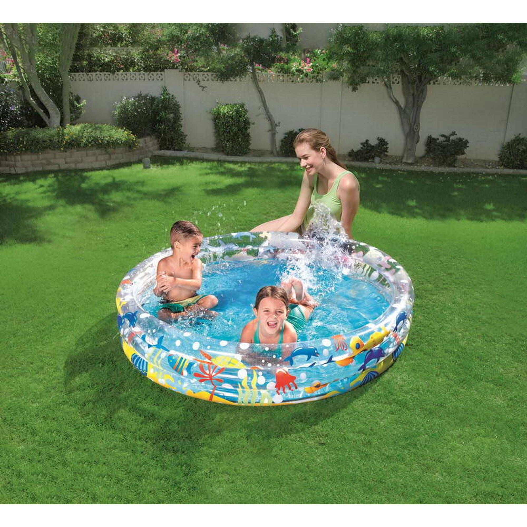 3-Ring Kids Inflatable Pool 1.52M x 30cm