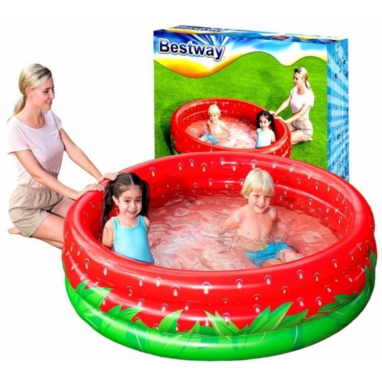 Sweet Strawberry Kids Inflatable Pool 1.6M x 38cm