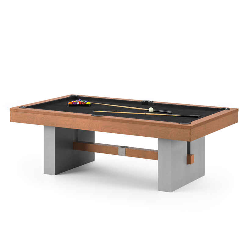 Bison Billardtisch Loft, Black, 8 ft = 253x141 cm
