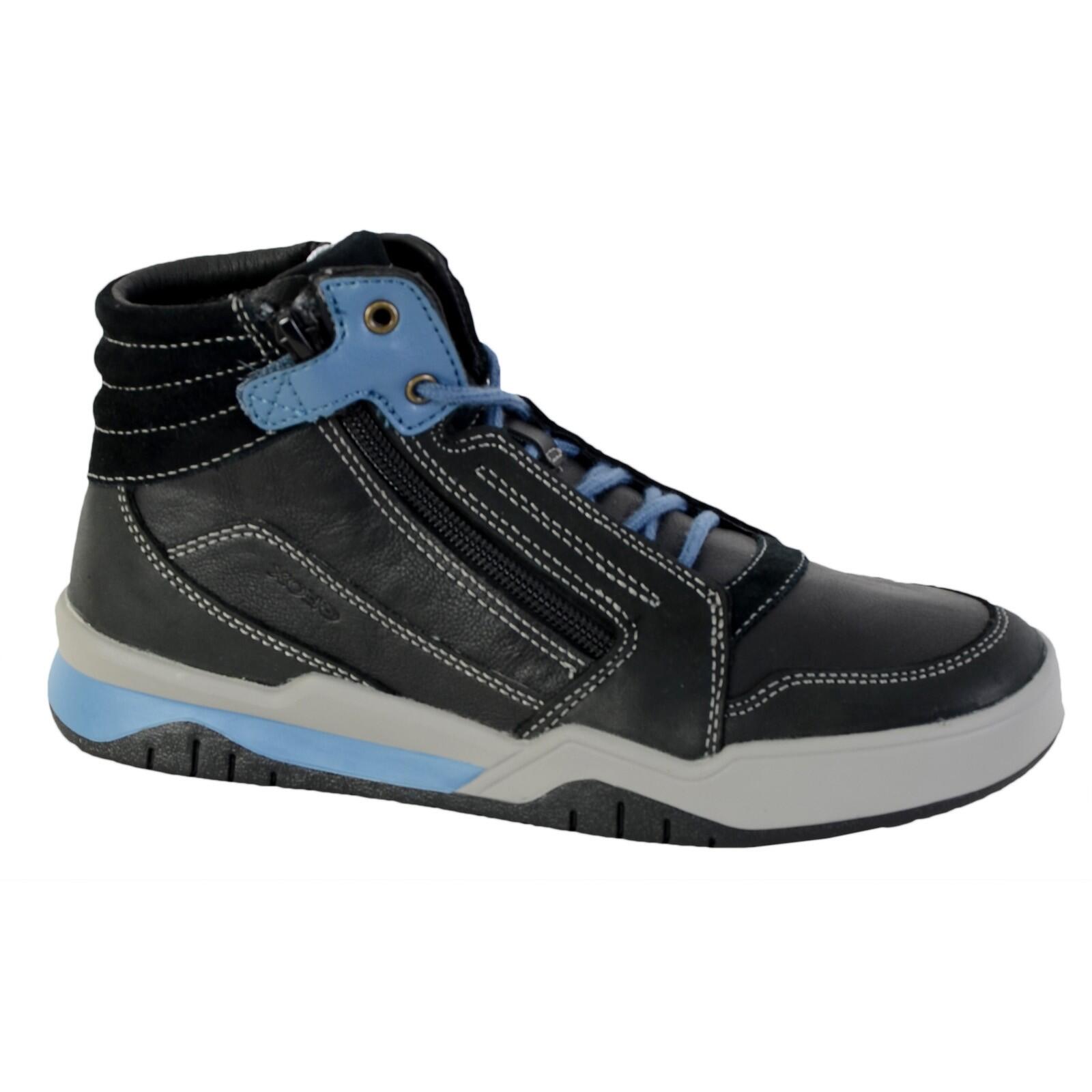 Basket Montante Geox Enfant Garçons J Perth B.D - SYNT+WAX.LEA 2/4