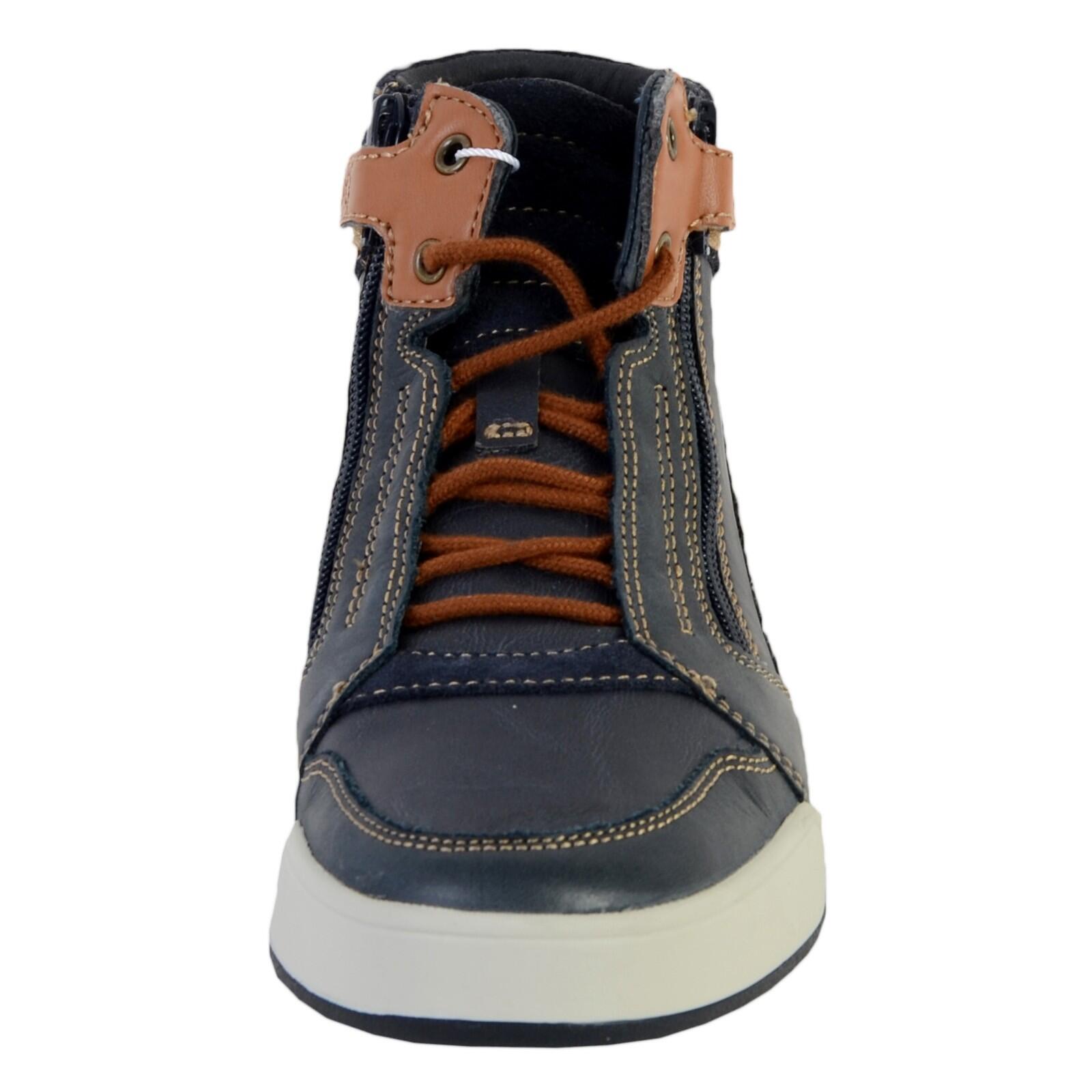 Basket Montante Geox Enfant Garçons J Perth B.D - SYNT+WAX.LEA 4/5