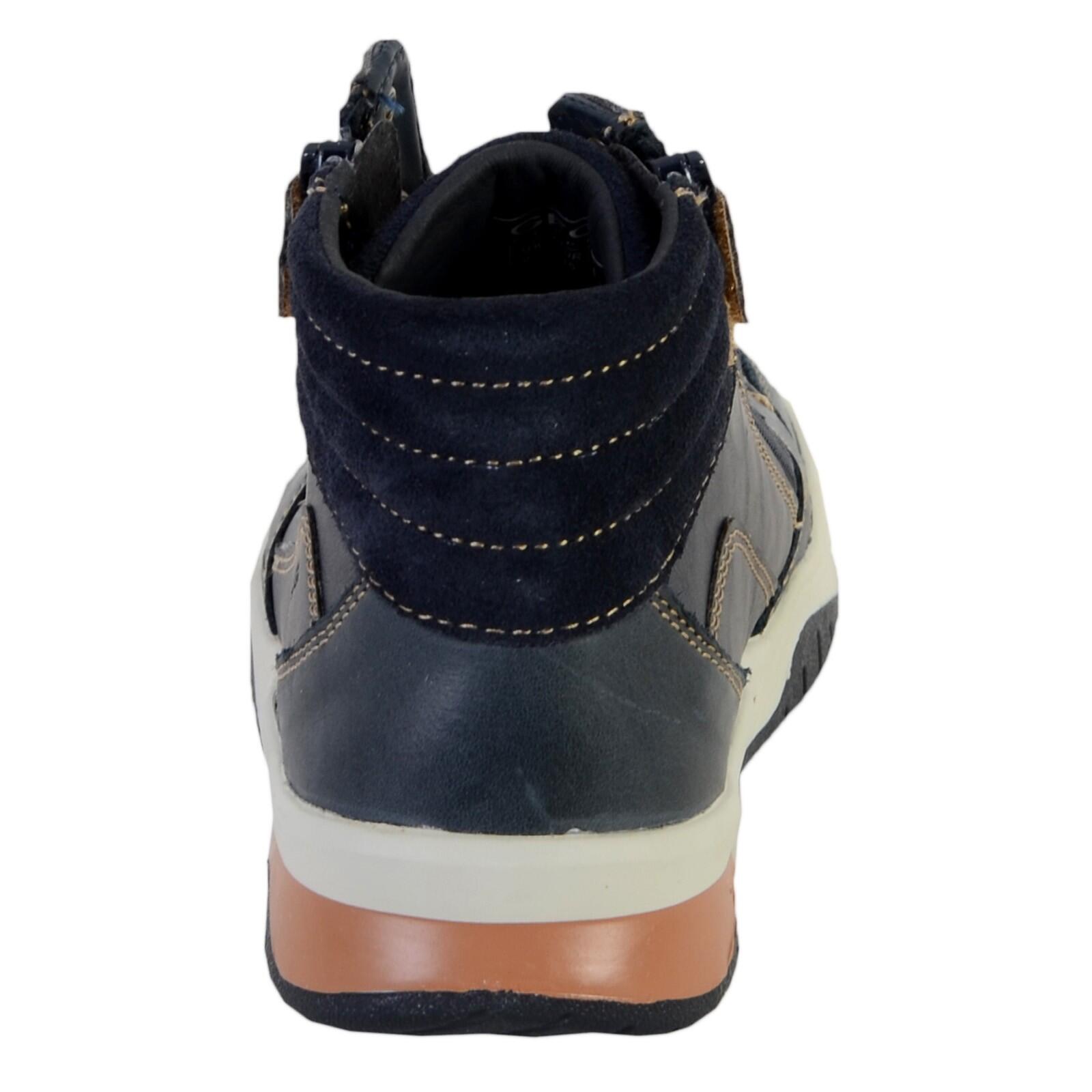 Basket Montante Geox Enfant Garçons J Perth B.D - SYNT+WAX.LEA 3/5