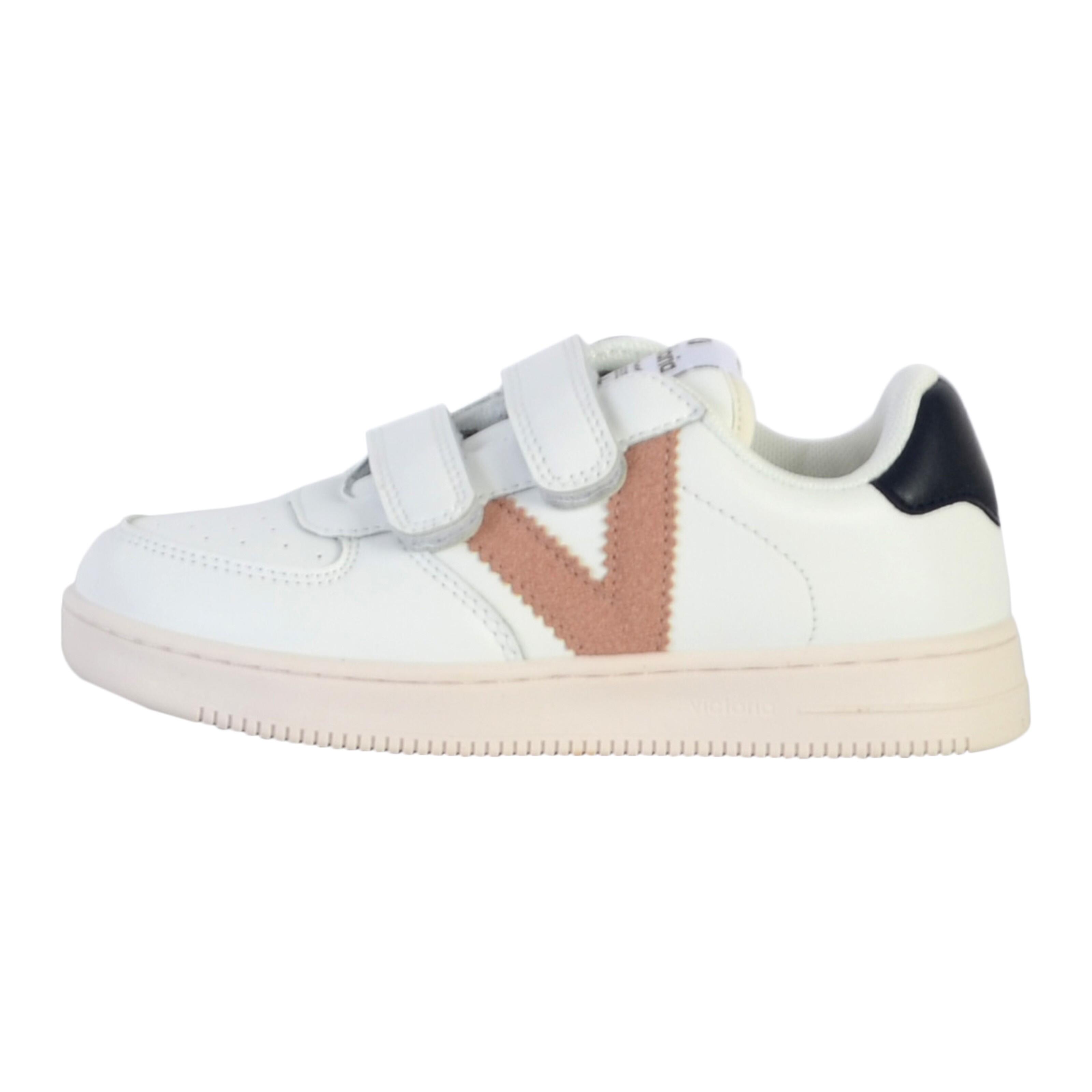 Victoria - Sneakers Deportivas Niños Victoria Tiempo Zapatilla Tiras Contraste Blanc - Baskets - Blanc|marron|vert - 31 - Decathlon