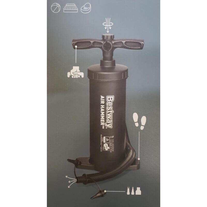 Air Hammer Inflation Pump (inflate / deflate dual action) Decathlon