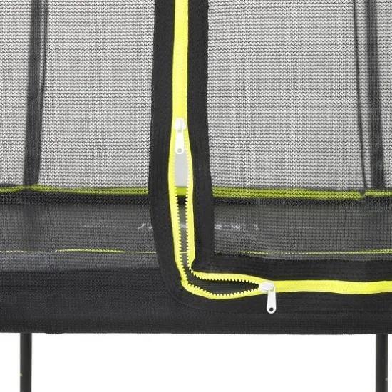 Trampoline - Silhouette Inground (incl. veiligheidsnet) - 153 x 214 cm - Zwart -
