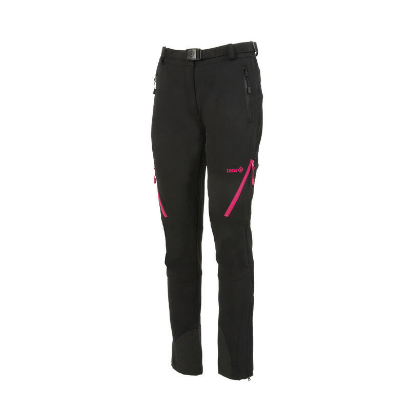 Pantalón de Trekking de mujer AGON , patrón regular fit y bajo ajustable. Izas