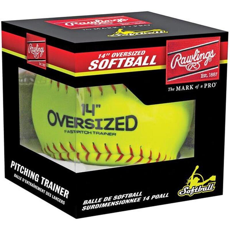 Softbal 14 pouces Oversized Pitcher's Training Softball - 14 pouces - Jaune