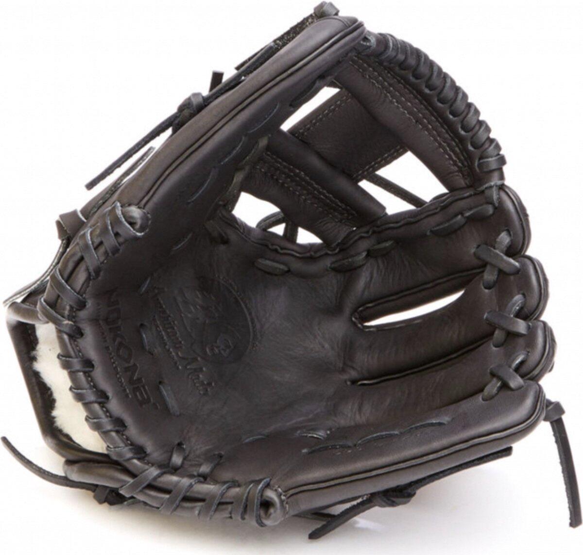 Guante de béisbol profesional A-1150-BK, piel de becerro, 11,5 pulgadas 2/3