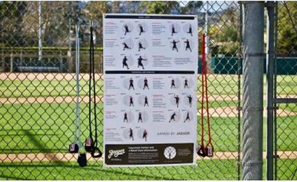 Bande d'exercice - Baseball - J-Bands - Blanc - Taille unique