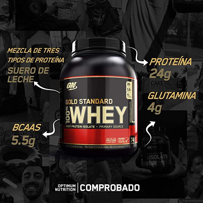 Optimum Nutrition - 100% Whey Gold Standard 924 g - Proteína de alta qualidade