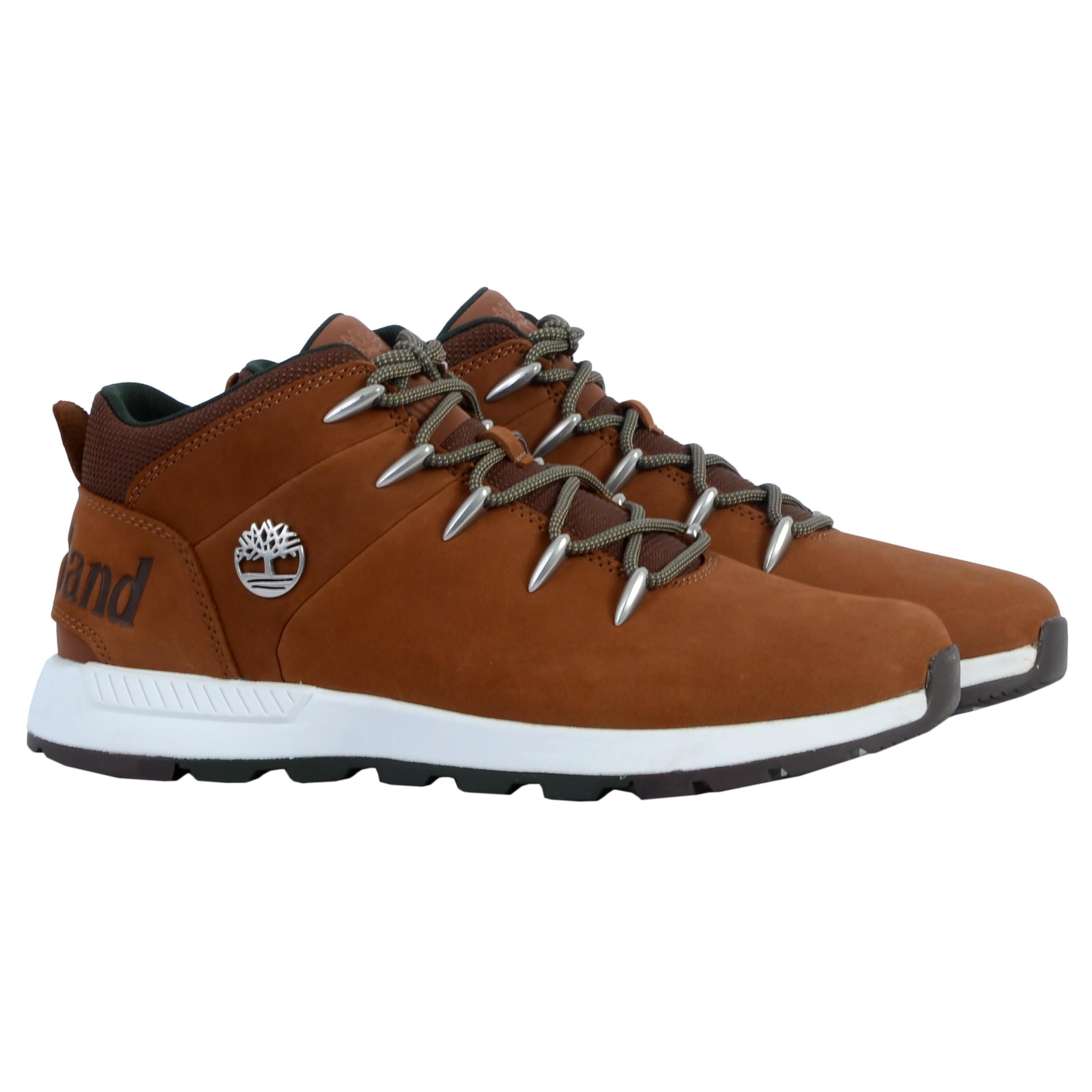Basket mi-haute à lacets pour homme en marron clair Sprint Trekker 3/6