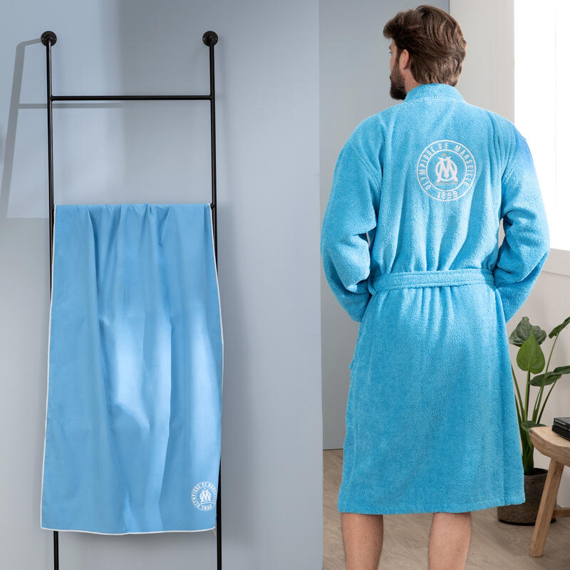 Serviette de bain 70x140 cm microfibre football Marseille - 1899