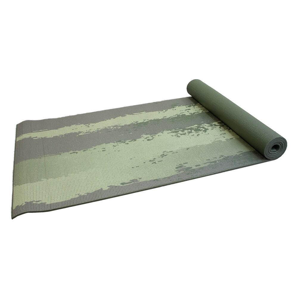 Senz Sports - Tapis De Yoga Premium - Vert Avec Impression - Tapis De Fitness - Vert - 180 Cm - Decathlon