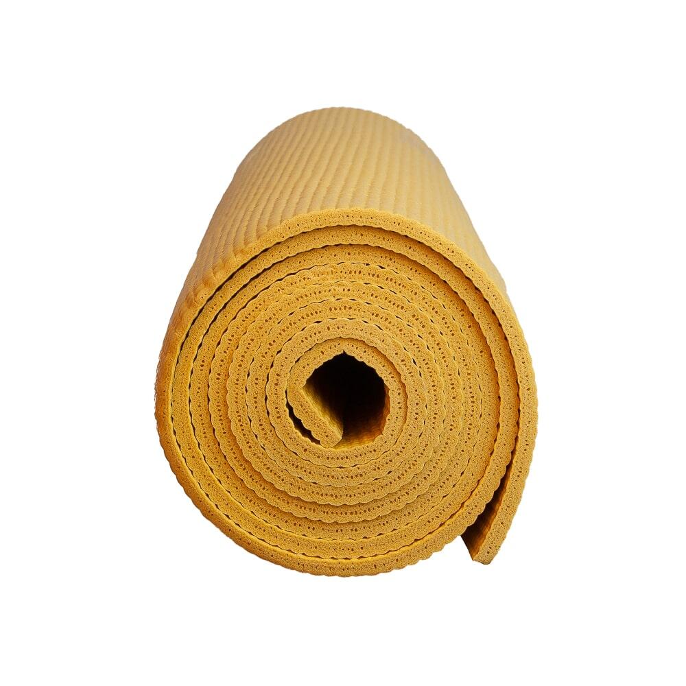 Tapis de yoga Premium - Jaune avec impression 4/6