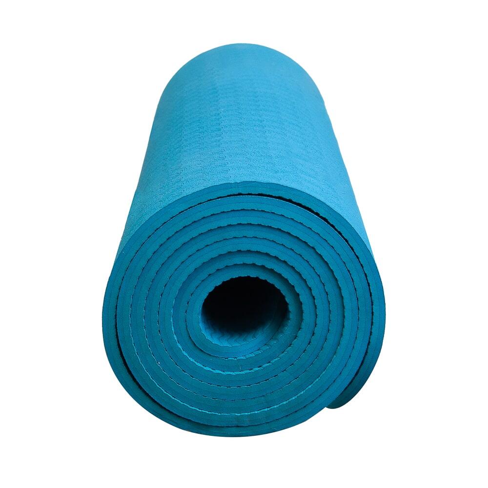 Yogamatte TPE Matte - Blau 3/5