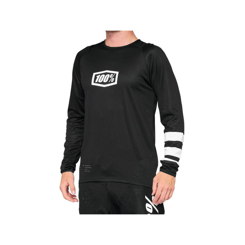 R-Core Long Sleeve Jersey - black/white