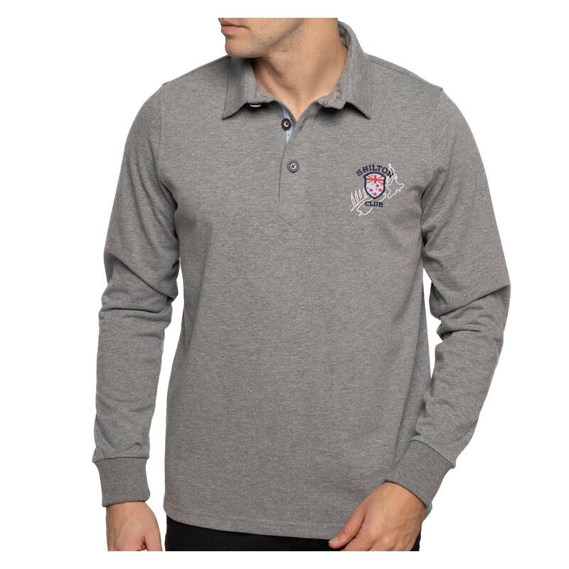 Polo rugby manches longues hémisphère sud homme