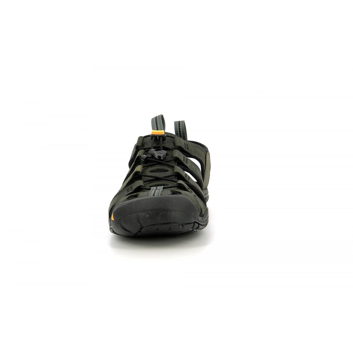 Heren CLEARWATER CNX LEATHER M Sandaal Magneet/Zwart 5/6
