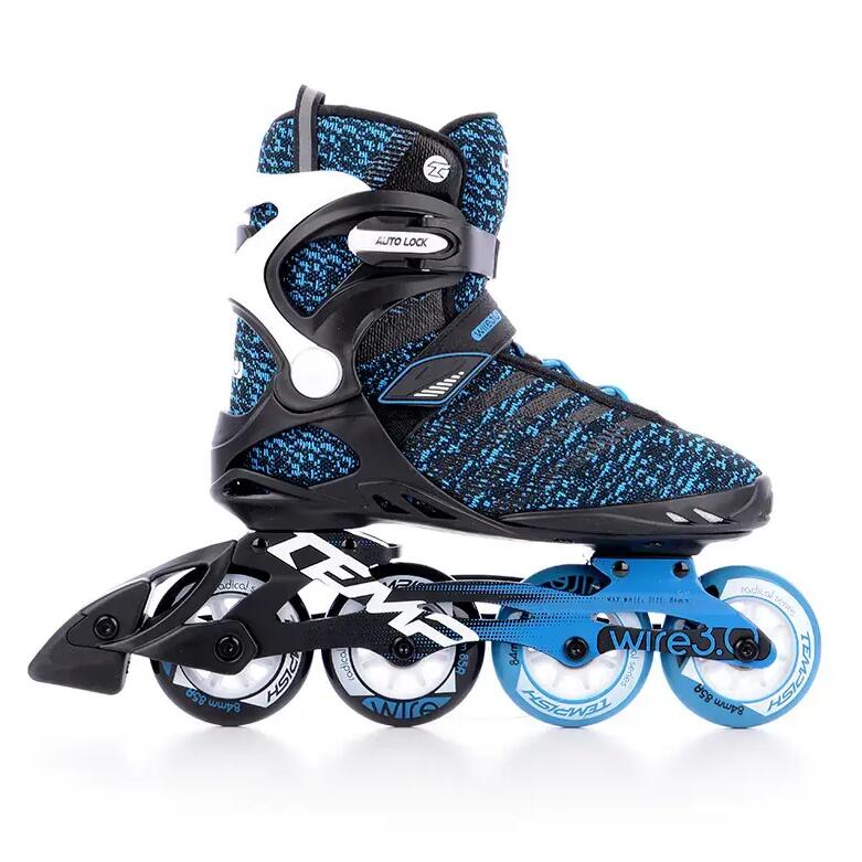 Wire 3.0 84 Inline Fitness Skates - Black - Blue