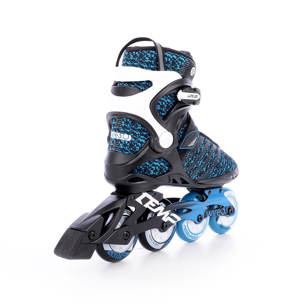 Wire 3.0 84 - Patines en línea ujer - Blanco - Azul 2/7