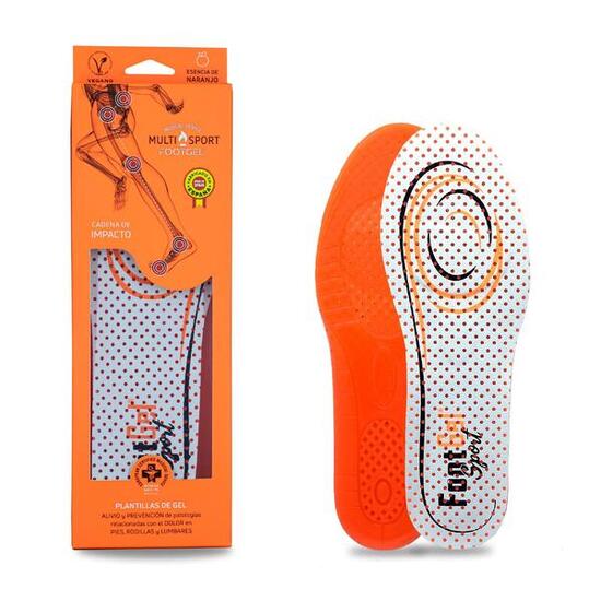 FOOTGEL SOLETTA PER SCARPA MMULTISPORT ORANGE