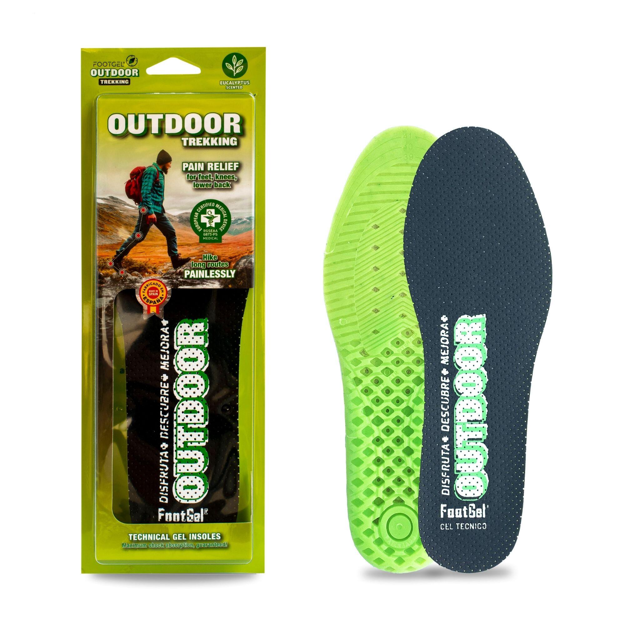 FOOTGEL PALMILHA DE GEL PERFUMADA DE EXTERIOR DE EUCALIPTO FOOTGEL