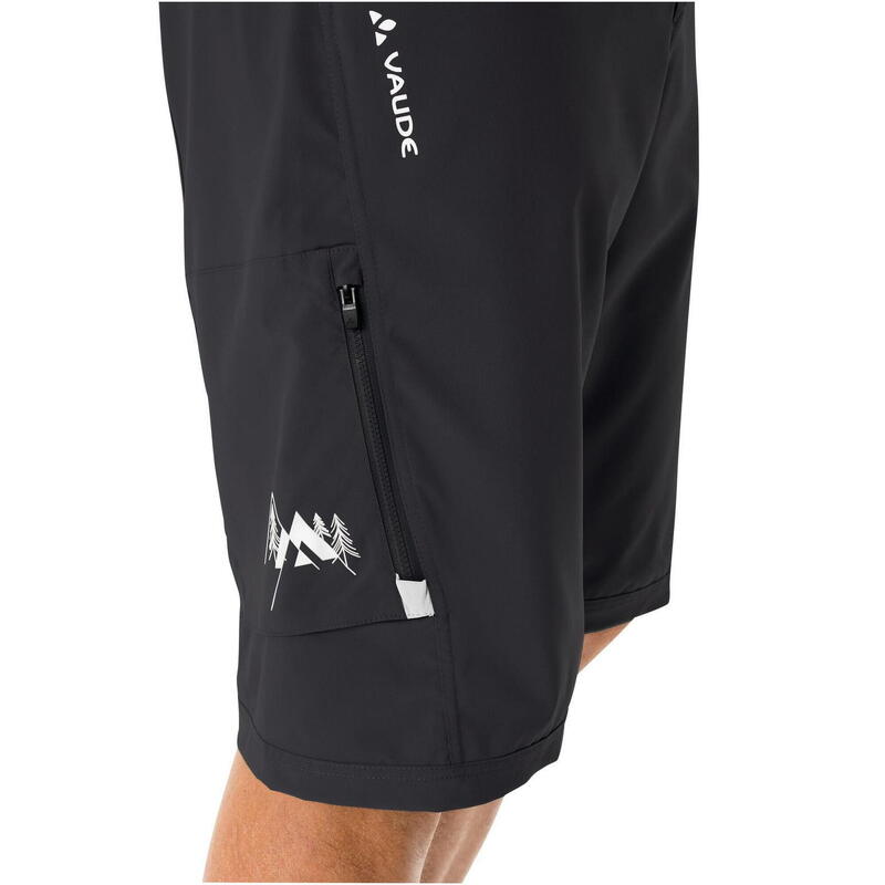 Short de vélo homme Ledro noir