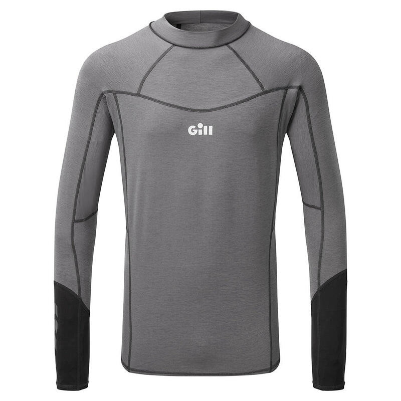 Men’s 4-Way Stretch 50+ UV Protection Eco Pro Rash Vest – Grey Melange