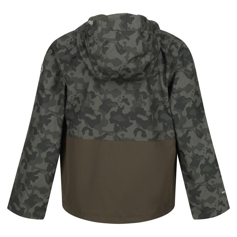 Veste imperméable HYWELL Enfant (Vert kaki sombre)