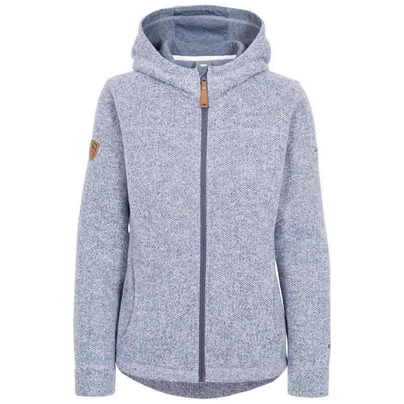 "Reserve" Hoodie mit durchgehendem Reißverschluss für Kinder Jeansblau