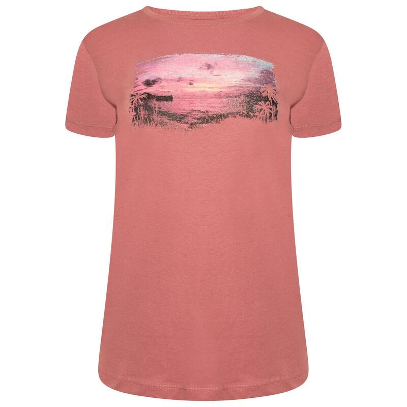 Camiseta Playa para Mujer Rosa Meseta