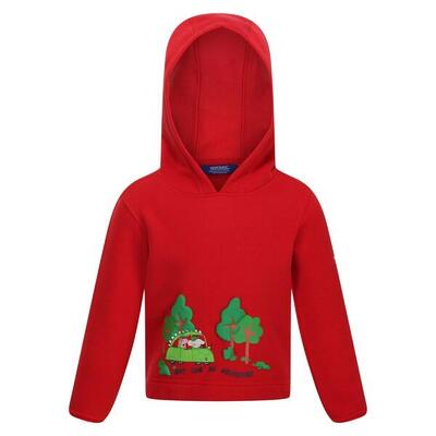 Felpa Con Cappuccio Peppa Pig Albero Bambini Regatta Rosso Vivo