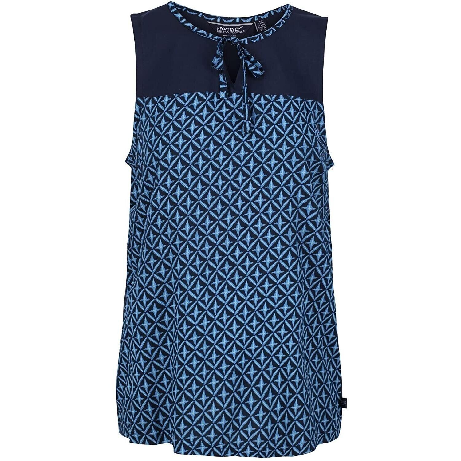 REGATTA Womens/Ladies Janessa Tile Top (Navy)