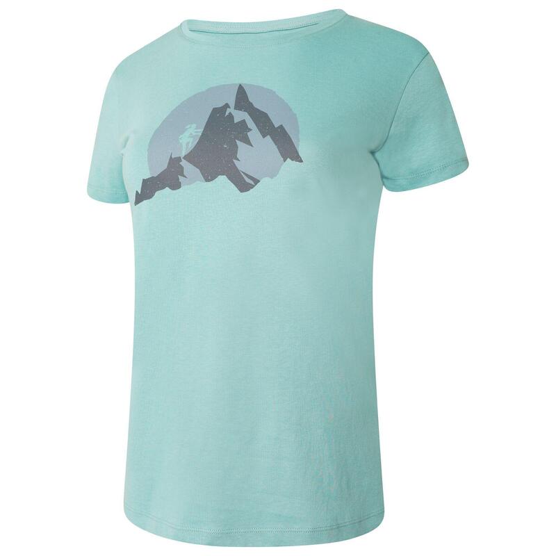 Camiseta Montañismo para Mujer Verde Meadowbrook