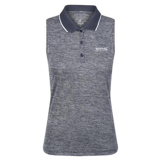 Polo Sans Manches TIMA Femme (Bleu Marine)